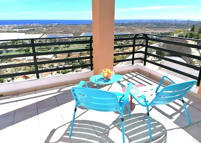 Lovely Oasis Azul - Quiet, Sea Views, Golf & Alicante